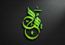 design islamic logo and arabic calligraphy